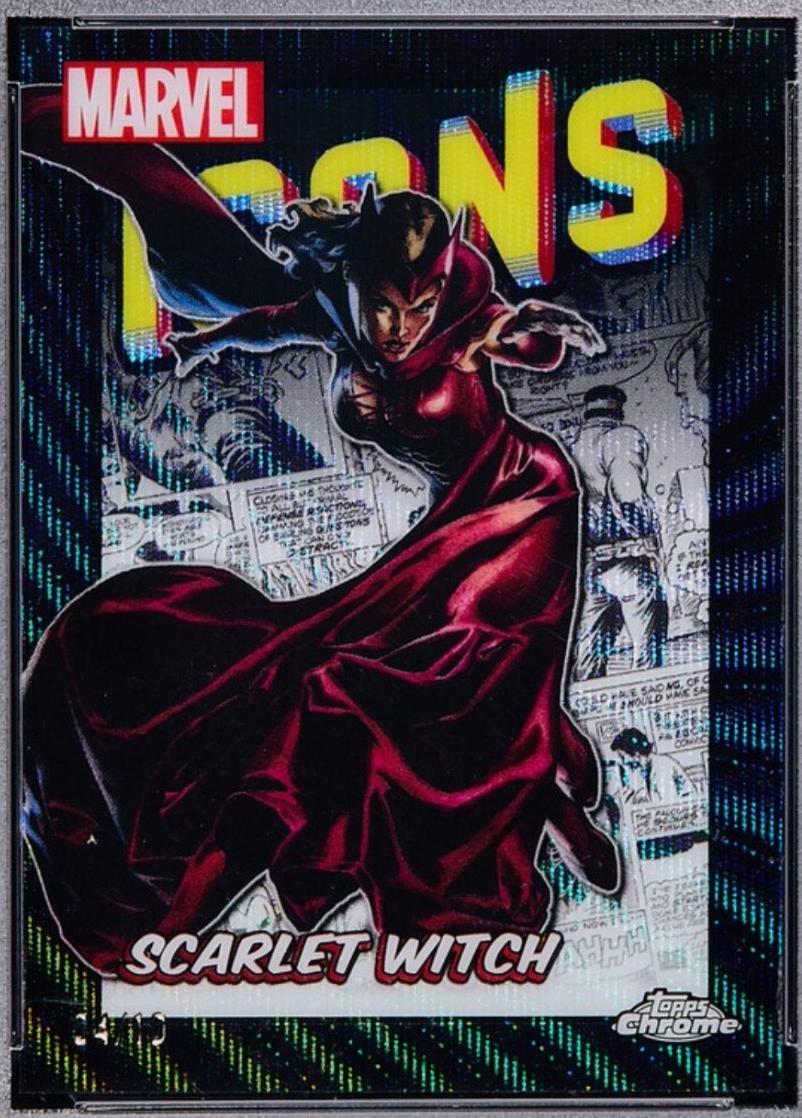2024 Topps Chrome Icons Scarlet Witch [Black Wave] #MI-4 card