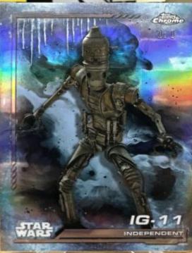2024 Topps Chrome IG-11 [Hoth Ice Blue Frazenfractor Variation] #HV-41 card