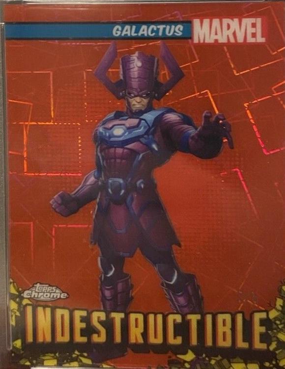2024 Topps Chrome Indestructible Galactus [Red Lazer] #I-10 card