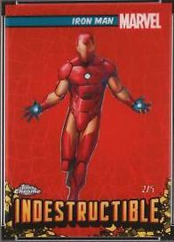 2024 Topps Chrome Indestructible Iron Man [Red Lazer] #I-3 card