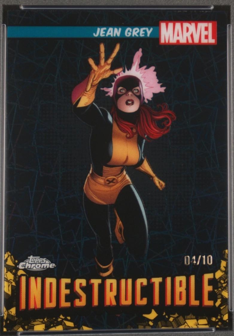 2024 Topps Chrome Indestructible Jean Grey [Black Lazer] #I-2 card