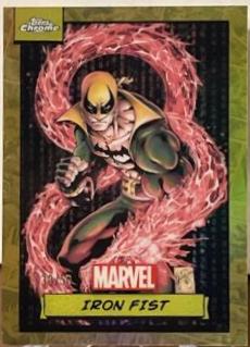 2024 Topps Chrome Iron Fist [Gold Refractor] #55 card