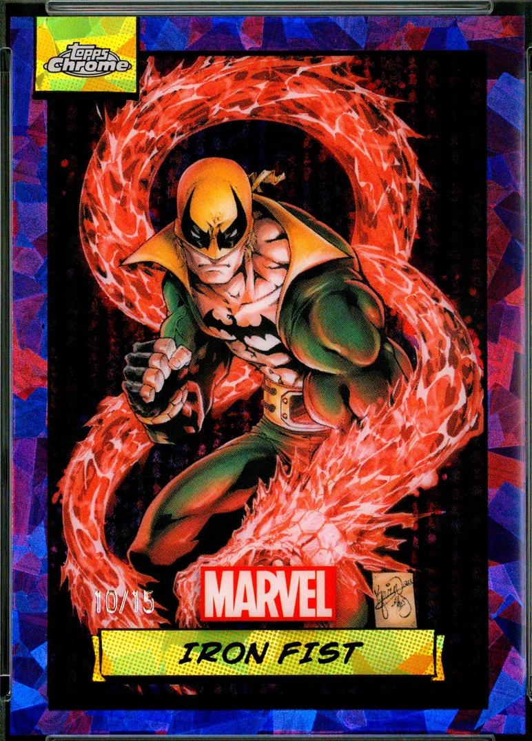 2024 Topps Chrome Iron Fist [Purple Sapphire] #55 card