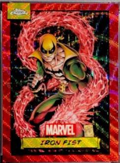 2024 Topps Chrome Iron Fist [Red Wave] #55 card