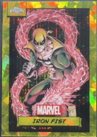 2024 Topps Chrome Iron Fist [Yellow Sapphire] #55 card