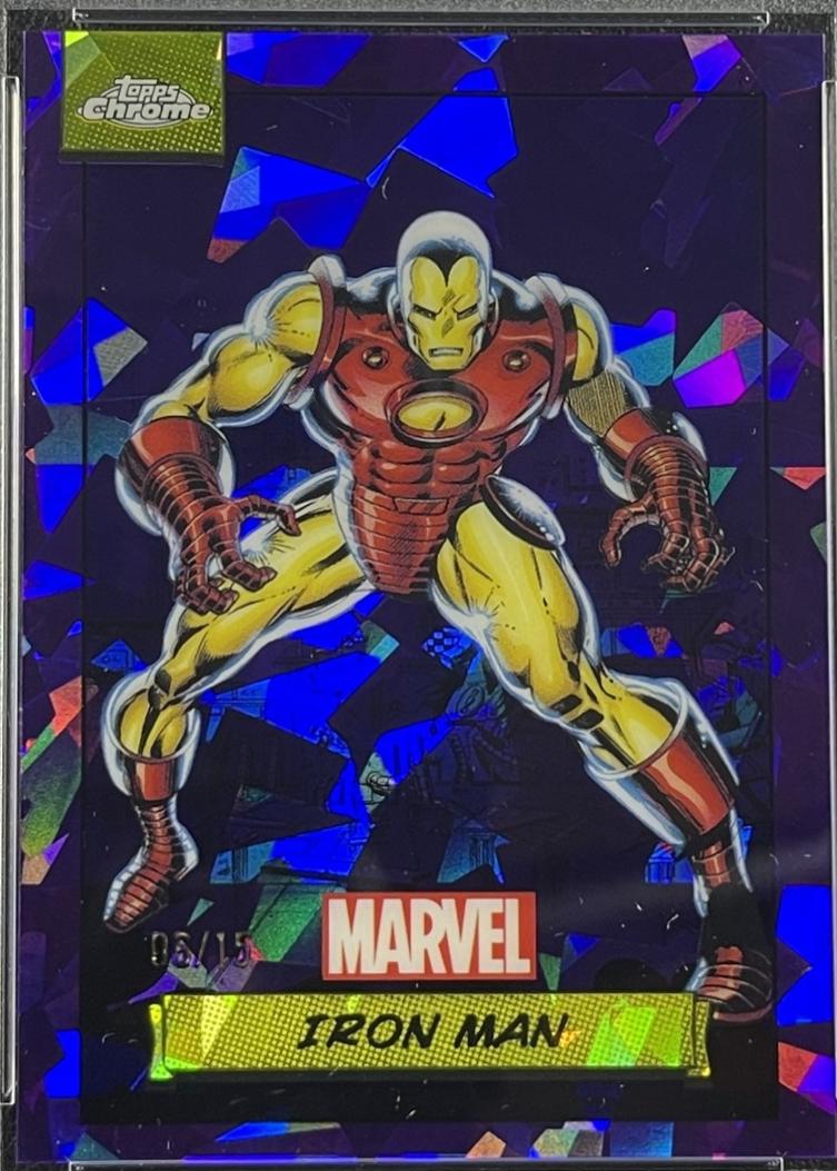 2024 Topps Chrome Iron Man [Purple Sapphire] #13 card
