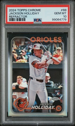 2024 Topps Chrome Jackson Holliday [Refractor] #88 card