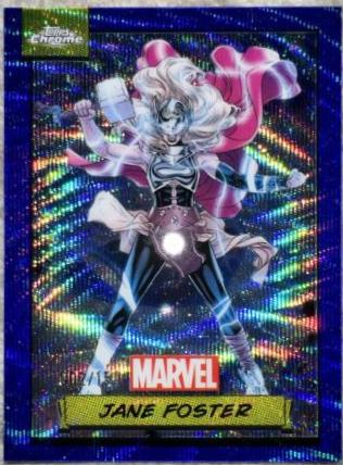 2024 Topps Chrome Jane Foster [Blue Wave] #22 card