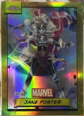 2024 Topps Chrome Jane Foster [Gold Refractor] #22 card
