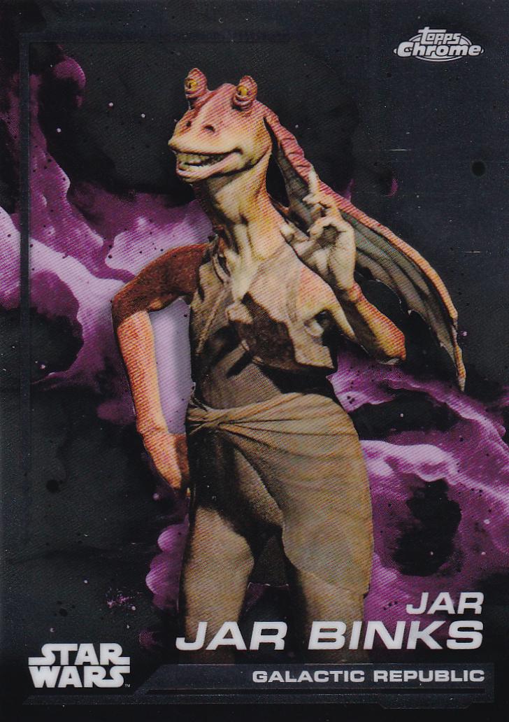 2024 Topps Chrome Jar Jar Binks #127 card