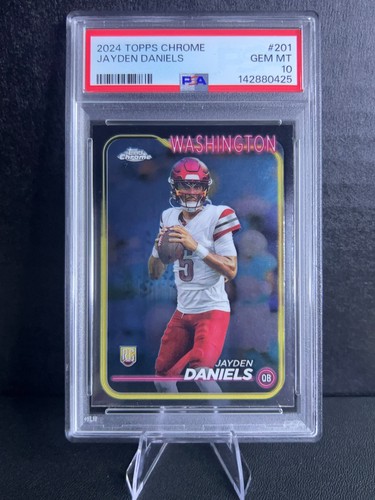 2024 Topps Chrome Jayden Daniels #201 card