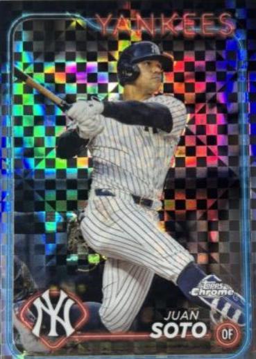 2024 Topps Chrome Juan Soto [XFractor] #150 card
