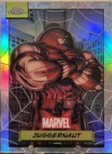 2024 Topps Chrome Juggernaut [Spider Web Refractor] #6 card