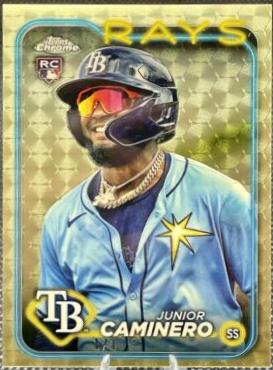 2024 Topps Chrome Junior Caminero [Superfractor Image Variation] #213 card