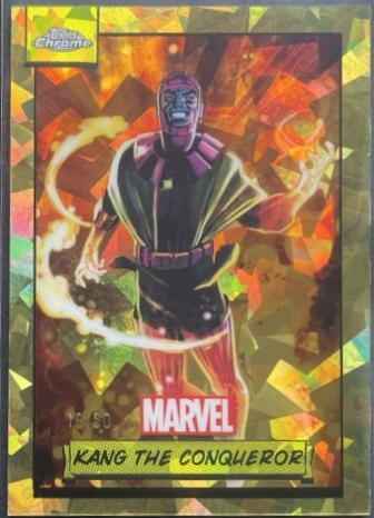 2024 Topps Chrome Kang The Conqueror [Gold Sapphire] #86 card