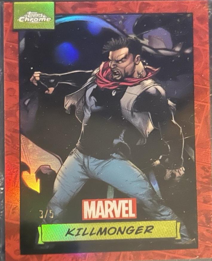 2024 Topps Chrome Killmonger [Red Refractor] #16 card