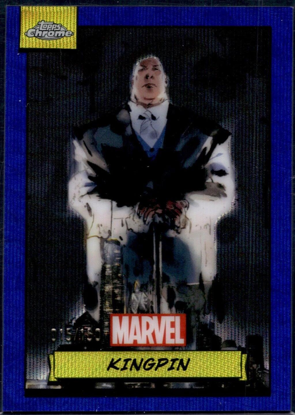 2024 Topps Chrome Kingpin [Blue Wave] #104 card