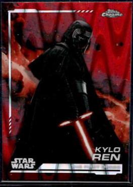 2024 Topps Chrome Kylo Ren [Red Wave Refractor] #115 card