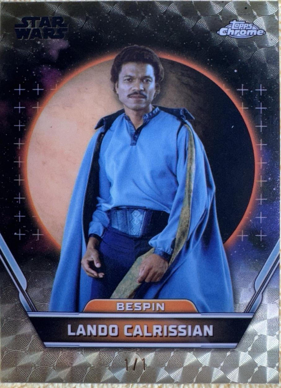 2024 Topps Chrome Lando Calrissian [Superfractor] #106 card