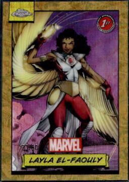 2024 Topps Chrome Layla El-faouly [Gold Wave] #121 card