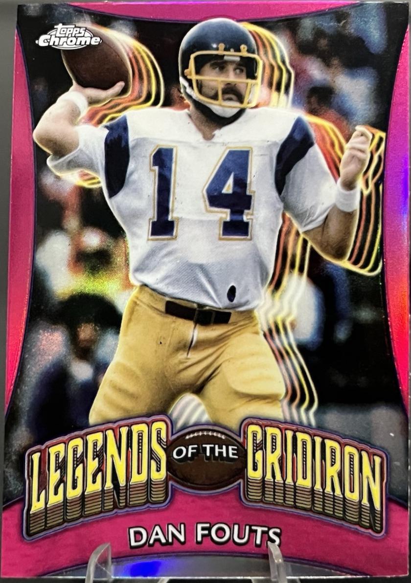 2024 Topps Chrome Legends of the Gridiron Dan Fouts #LOG-9 card