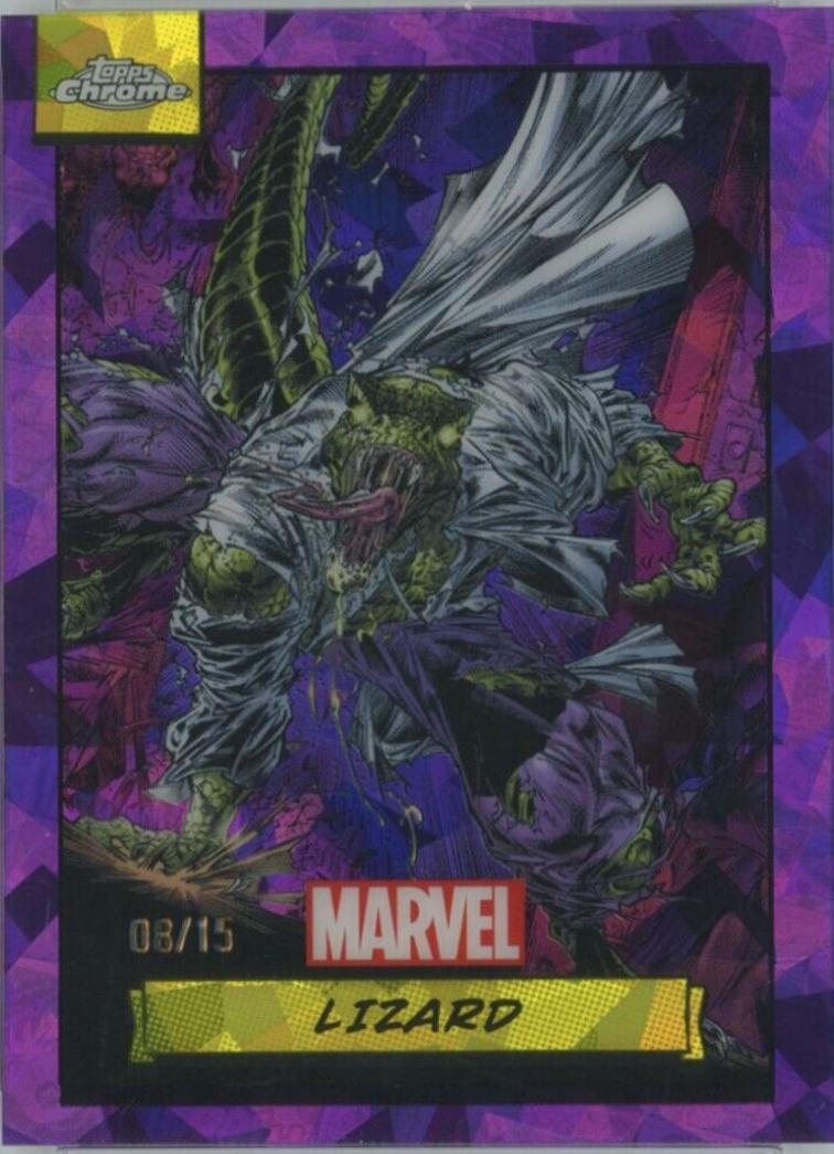 2024 Topps Chrome Lizard [Purple Sapphire] #128 card