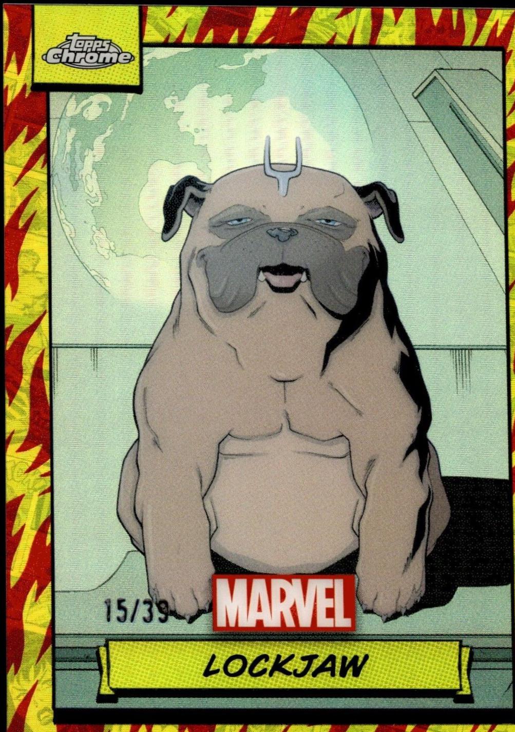 2024 Topps Chrome Lockjaw [Human Torch Refractor] #133 card