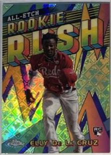 2024 Topps Chrome Logofractor All-Etch Rookie Rush Elly De La Cruz #CERL-1 card