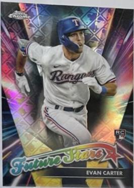 2024 Topps Chrome Logofractor Future Stars Evan Carter #FSLE-7 card