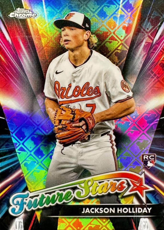 2024 Topps Chrome Logofractor Future Stars Jackson Holliday #FSLE-10 card
