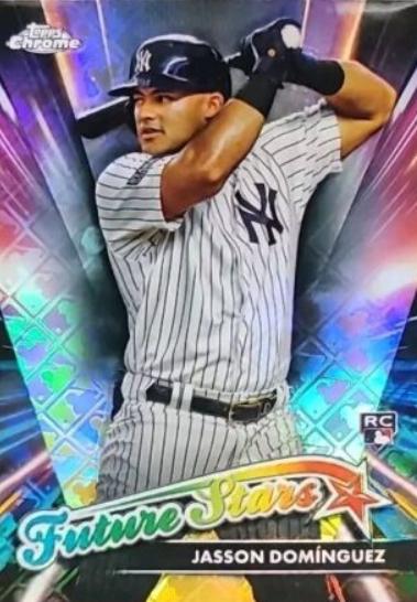 2024 Topps Chrome Logofractor Future Stars Jasson Dominguez #FSLE-4 card