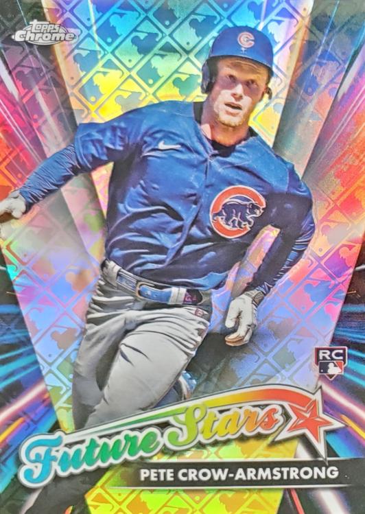 2024 Topps Chrome Logofractor Future Stars Pete Crow-Armstrong #FSLE-2 card