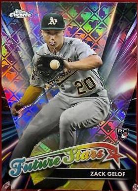 2024 Topps Chrome Logofractor Future Stars Zack Gelof #FSLE-14 card