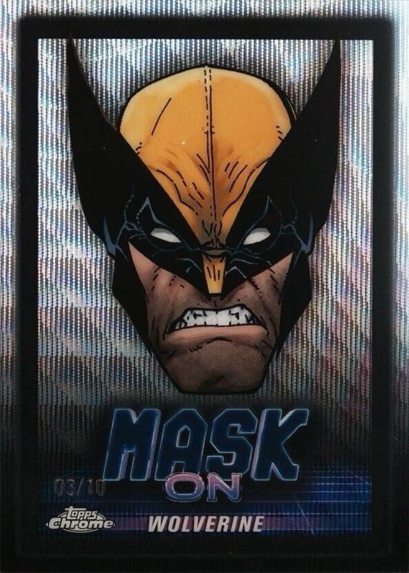 2024 Topps Chrome Mask Off James Howlett [Black Wave] #MO-8 card