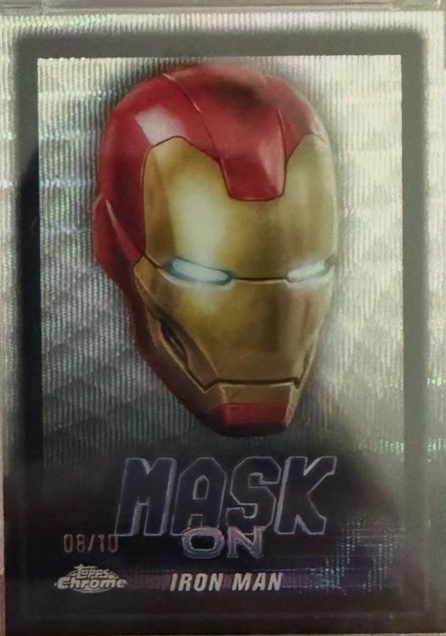 2024 Topps Chrome Mask Off Tony Stark #MO-2 card