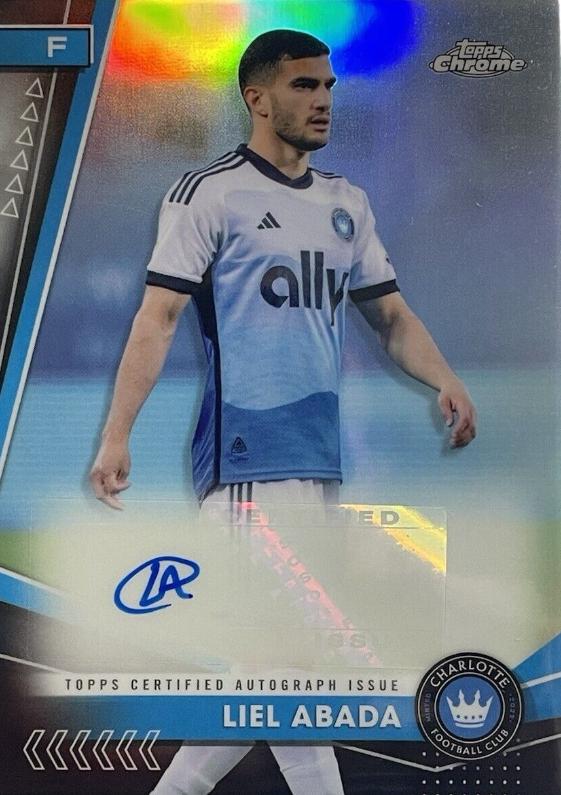 2024 Topps Chrome MLS Autograph Liel Abada #CA-AB card