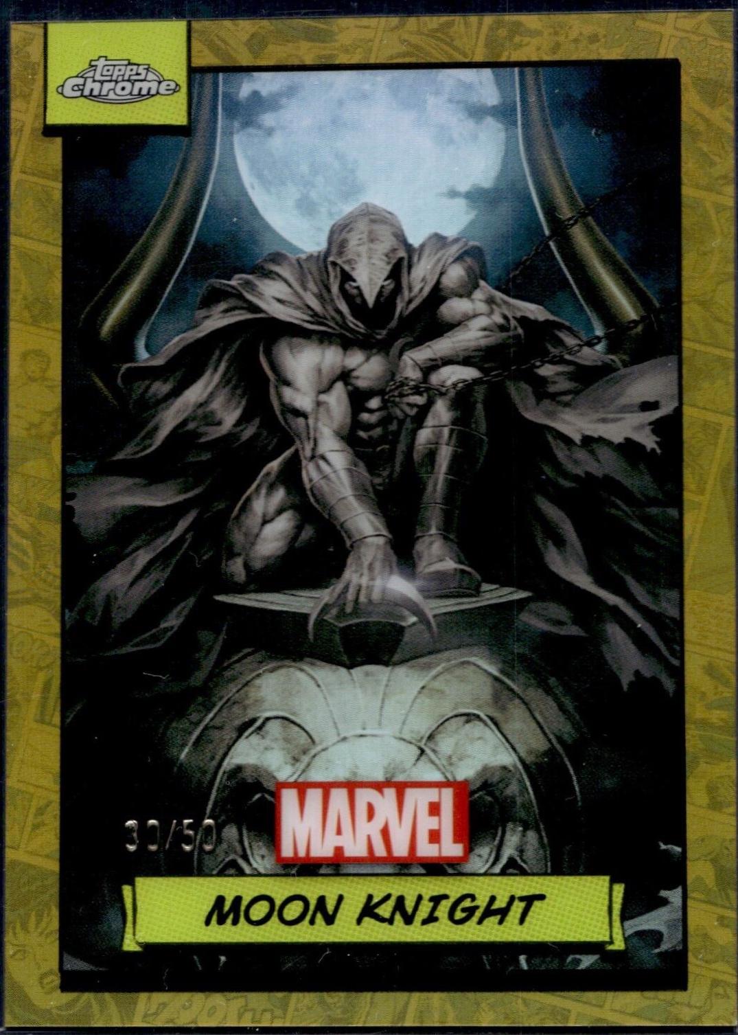 2024 Topps Chrome Moon Knight [Gold Refractor] #31 card