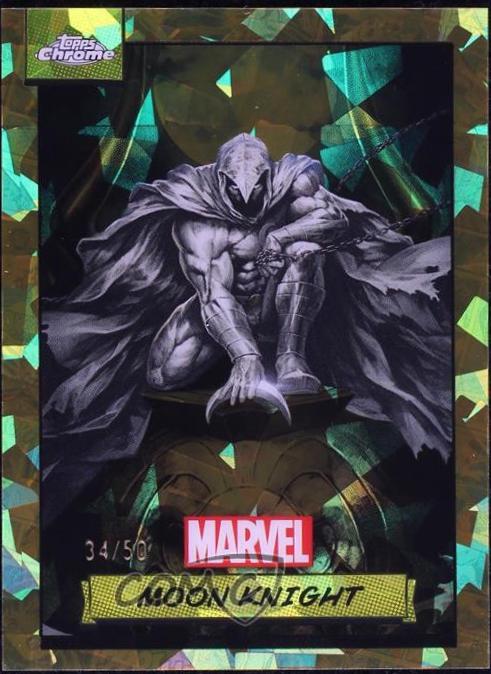 2024 Topps Chrome Moon Knight [Gold Sapphire] #31 card