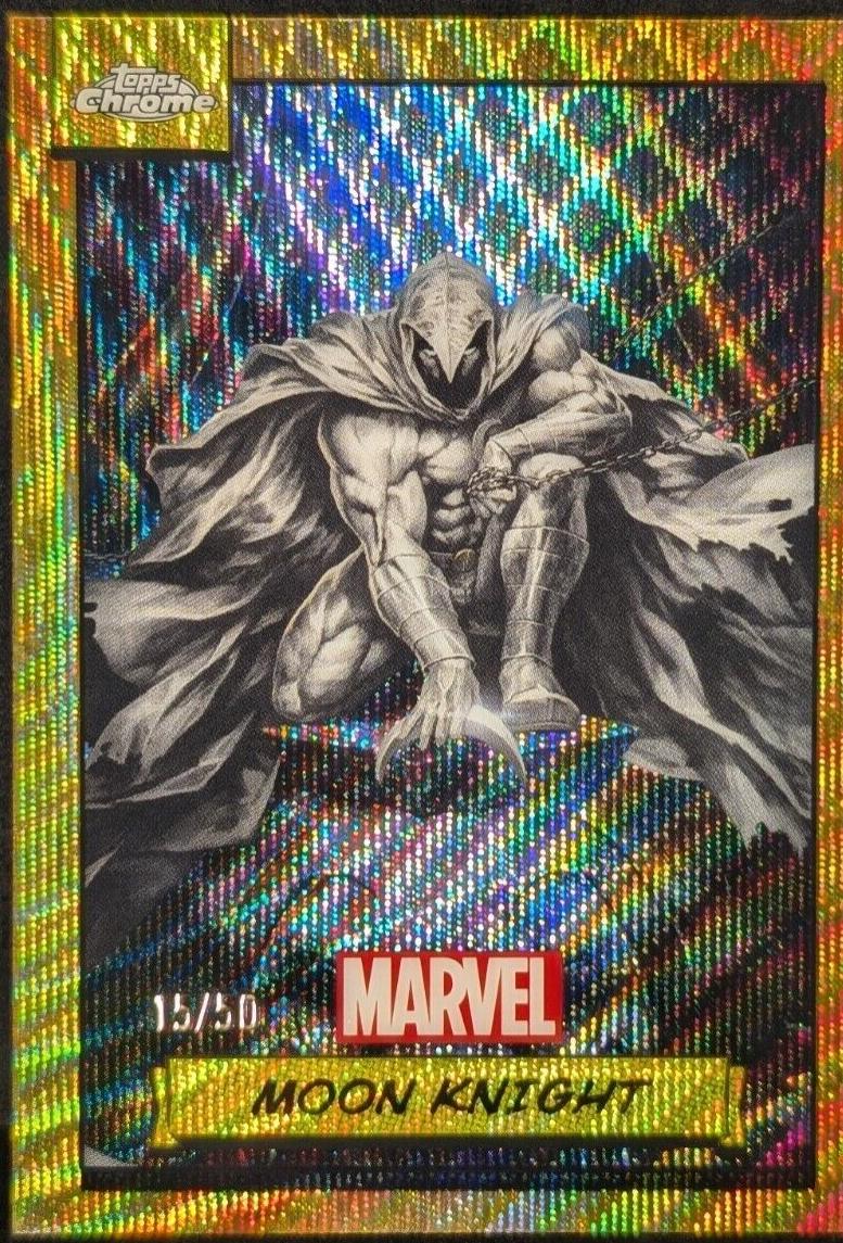 2024 Topps Chrome Moon Knight [Gold Wave] #31 card
