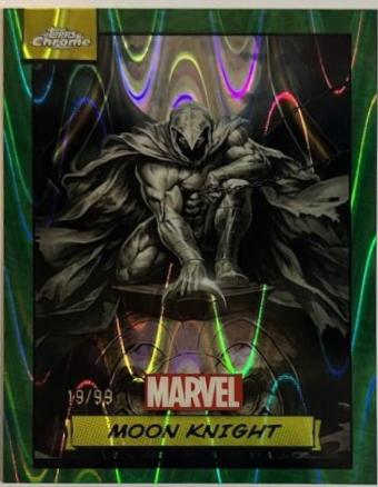 2024 Topps Chrome Moon Knight [Green Gamma Ray Wave] #31 card