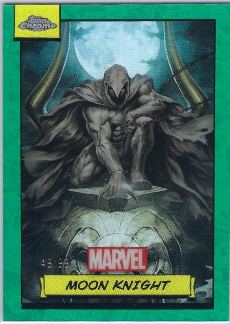 2024 Topps Chrome Moon Knight [Green Refractor] #31 card