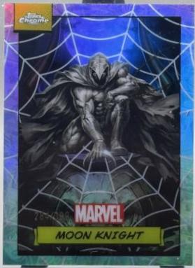 2024 Topps Chrome Moon Knight [Spider Web Refractor] #31 card