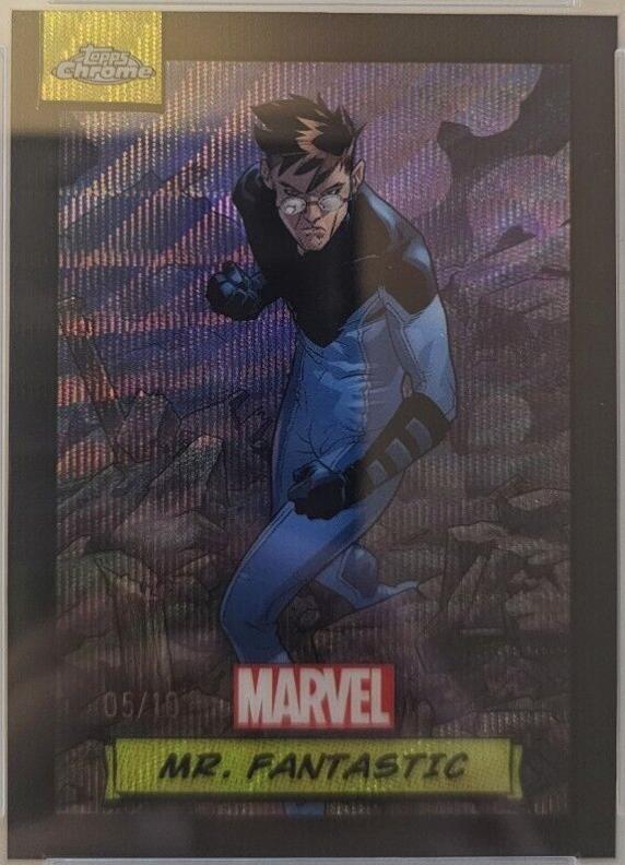 2024 Topps Chrome Mr. Fantastic [Black Wave] #21 card