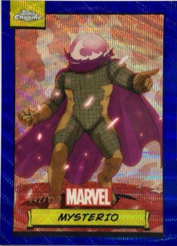 2024 Topps Chrome Mysterio [Blue Wave] #17 card