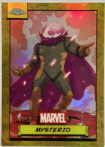2024 Topps Chrome Mysterio [Gold Refractor] #17 card