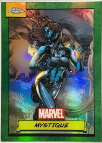 2024 Topps Chrome Mystique [Green Refractor] #117 card