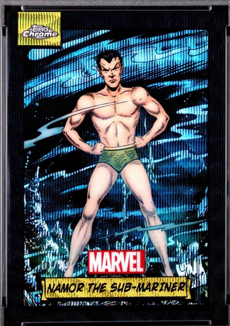 2024 Topps Chrome Namor The Sub-mariner [Black Wave] #124 card
