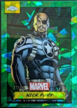 2024 Topps Chrome Nick Fury [Green Sapphire] #98 card