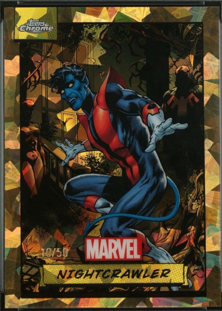 2024 Topps Chrome Nightcrawler [Gold Sapphire] #83 card