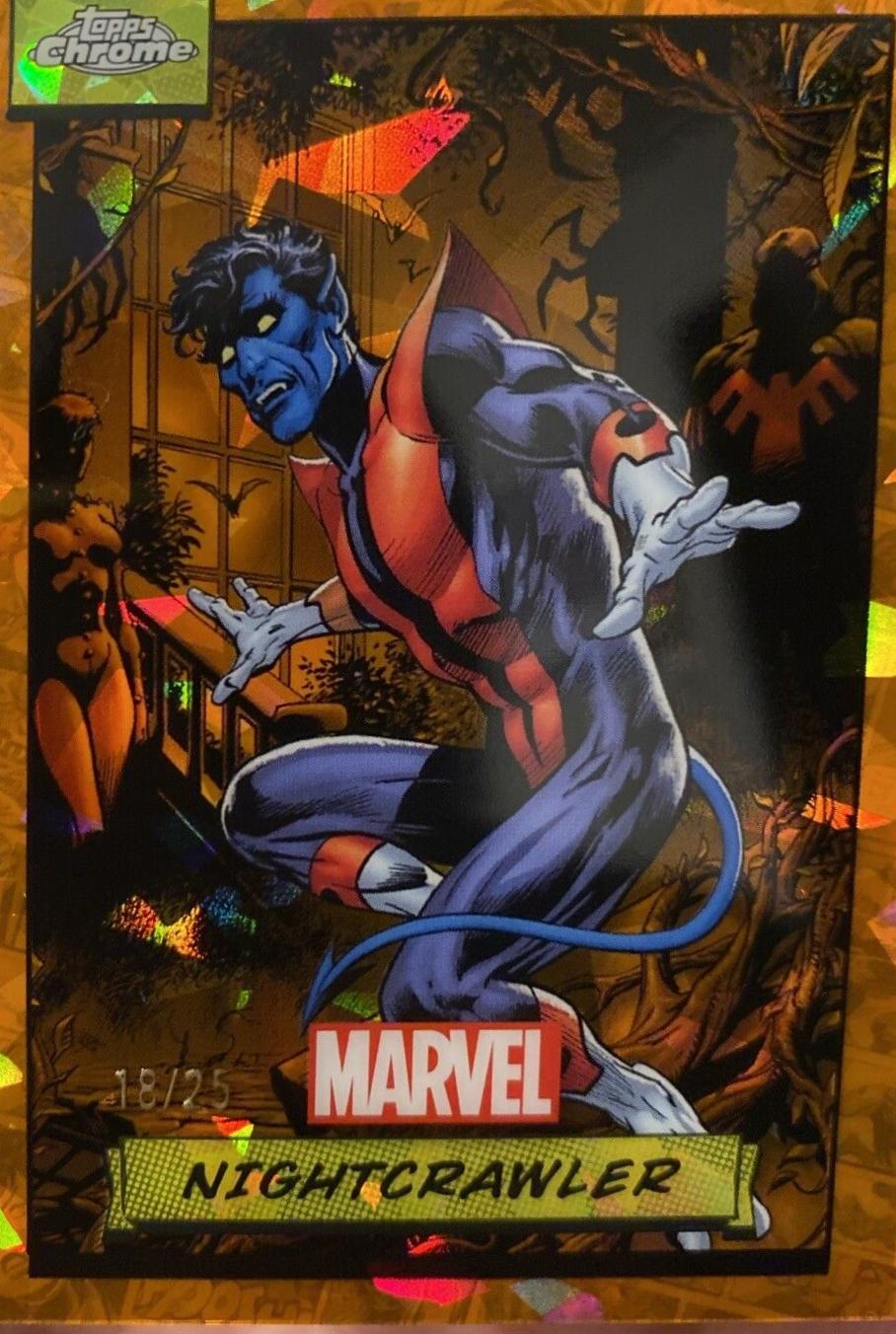 2024 Topps Chrome Nightcrawler [Orange Sapphire] #83 card